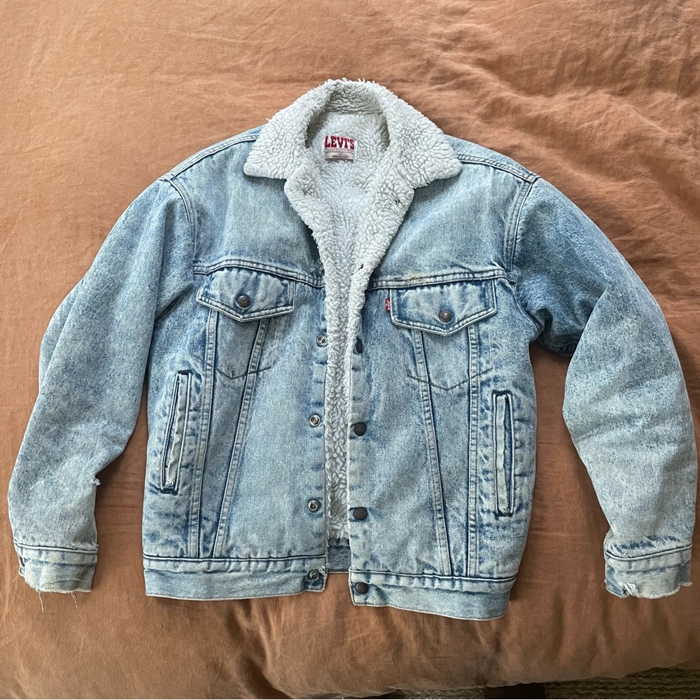 Levi’s vintage Sherpa-lined Jean trucker jacket